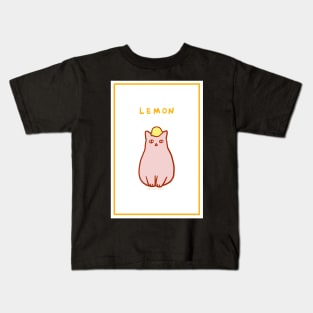 Lemon Kitty by Sunnie Meowtlu Kids T-Shirt
